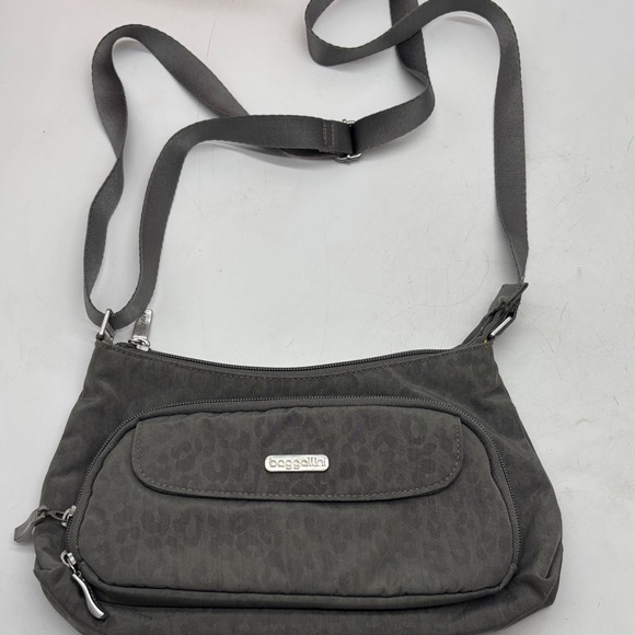 Baggallini Handbags - Baggallini Charcoal Gray Small Crossbody Bag